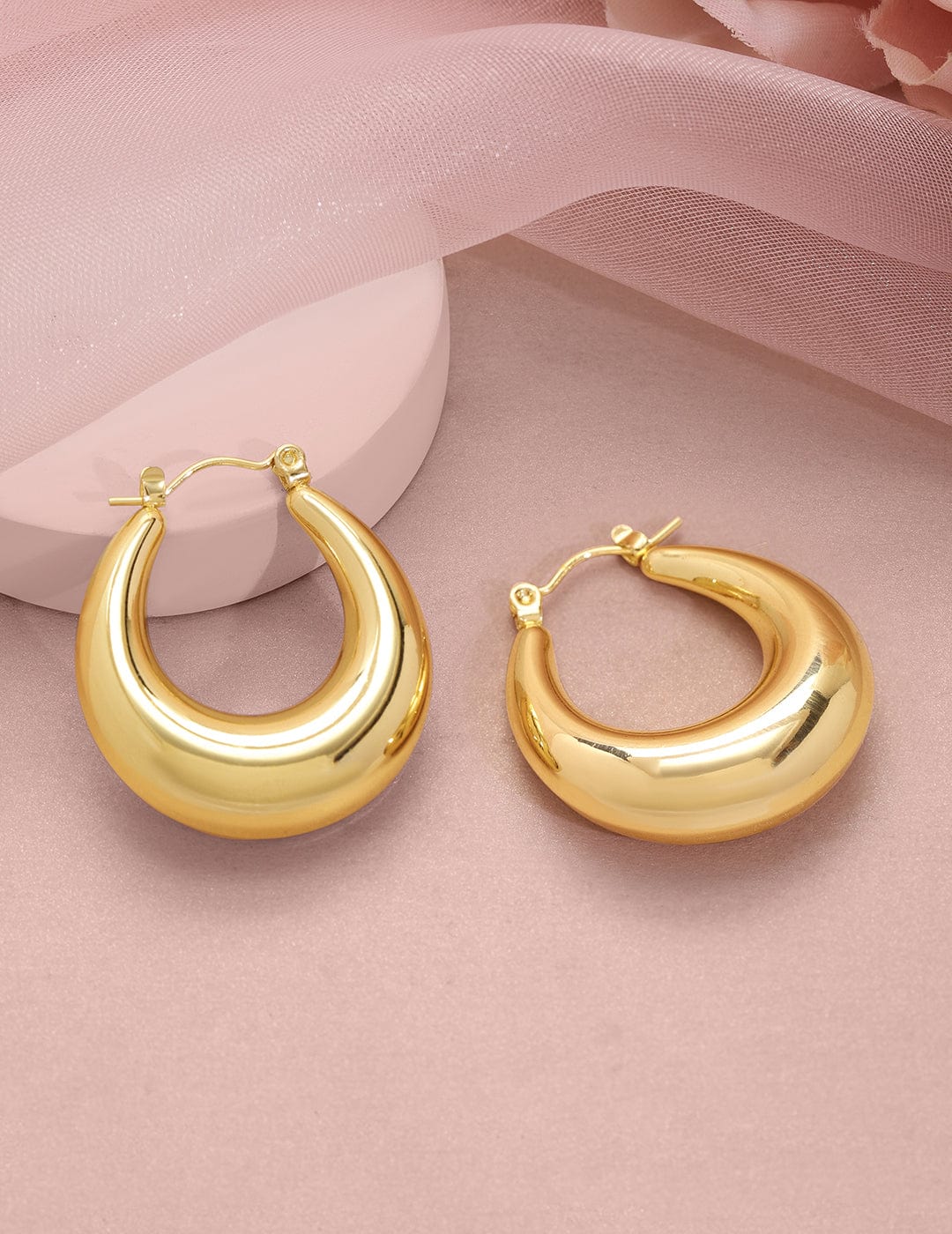 Gold Hoop Earrings