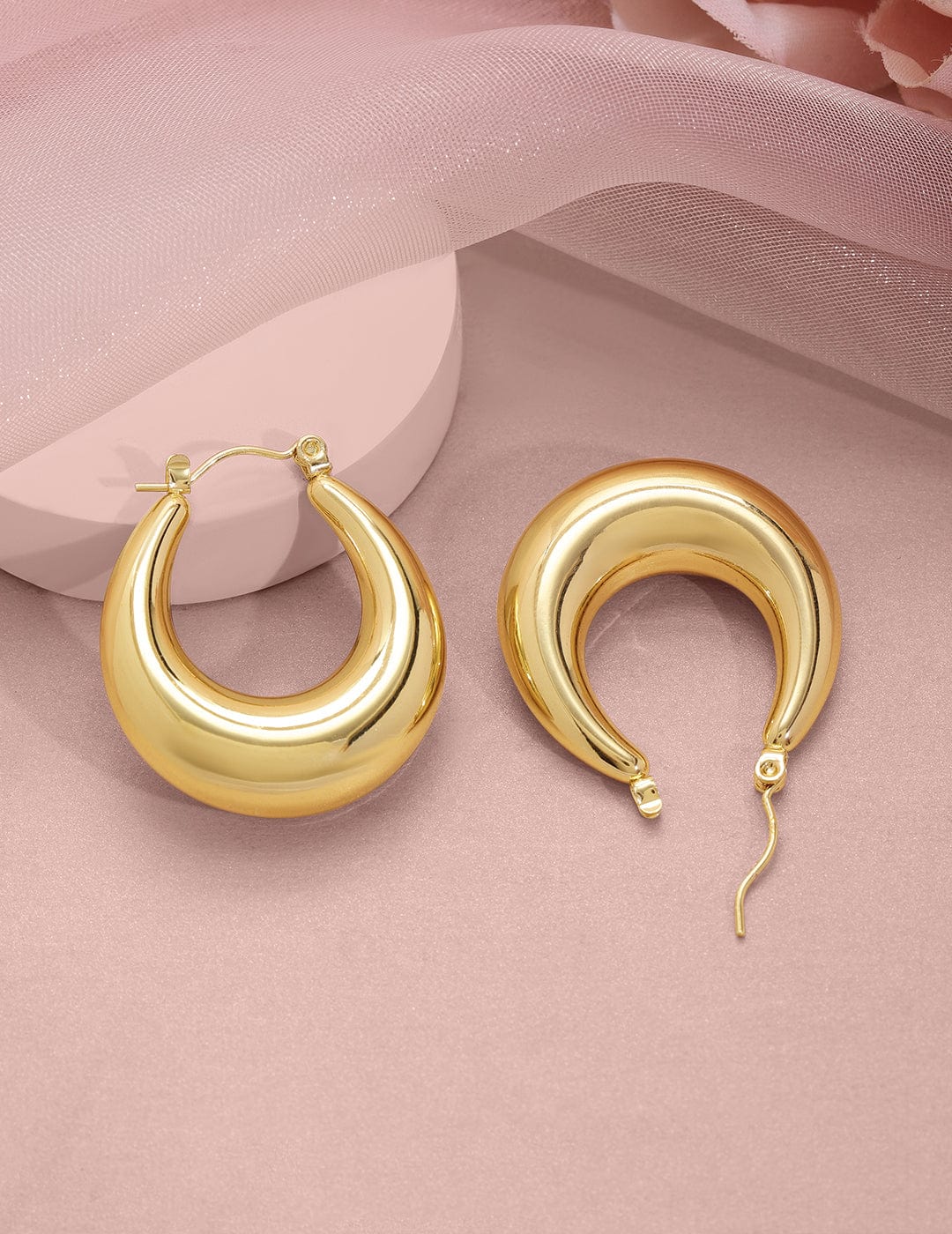 Gold Hoop Earrings