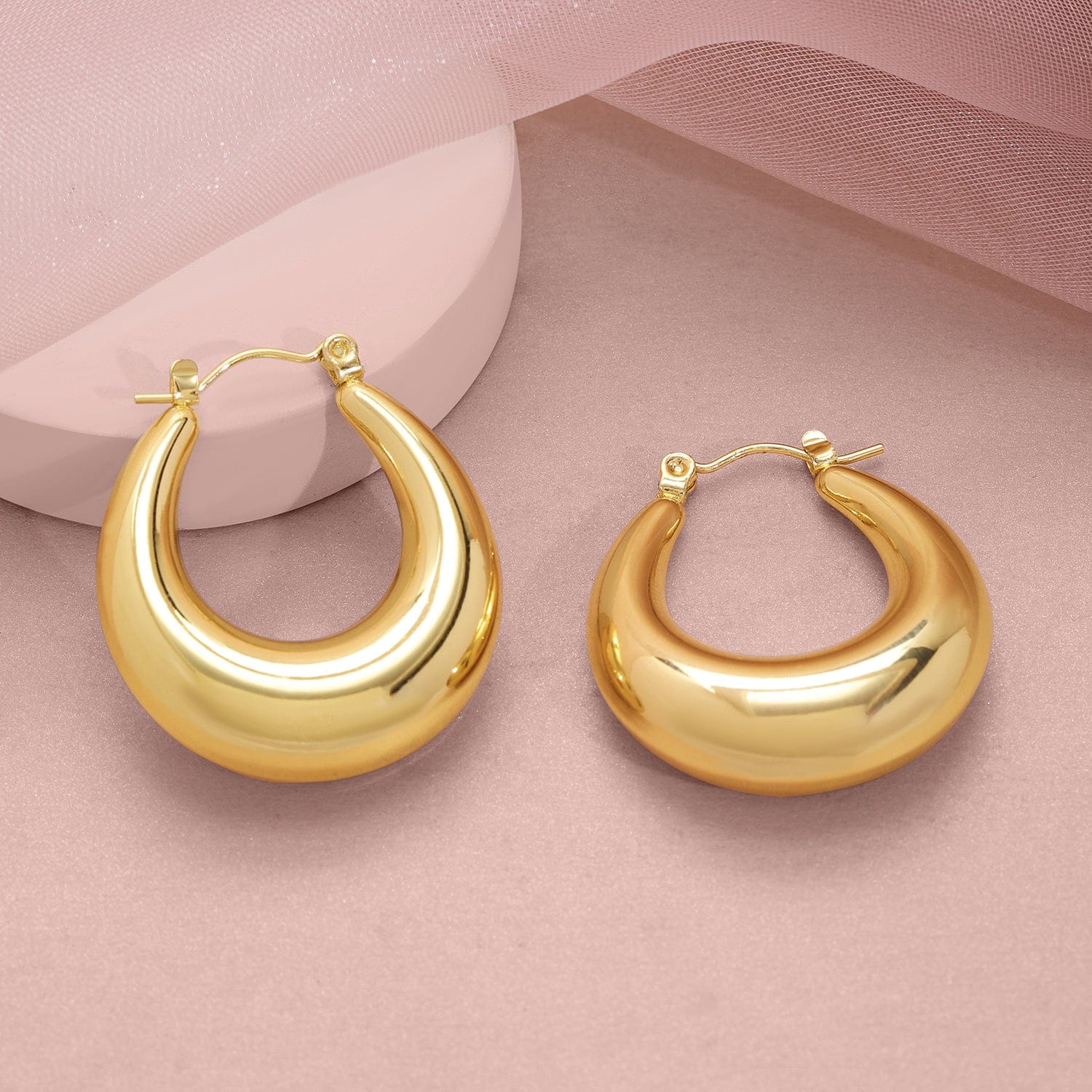 Gold Hoop Earrings
