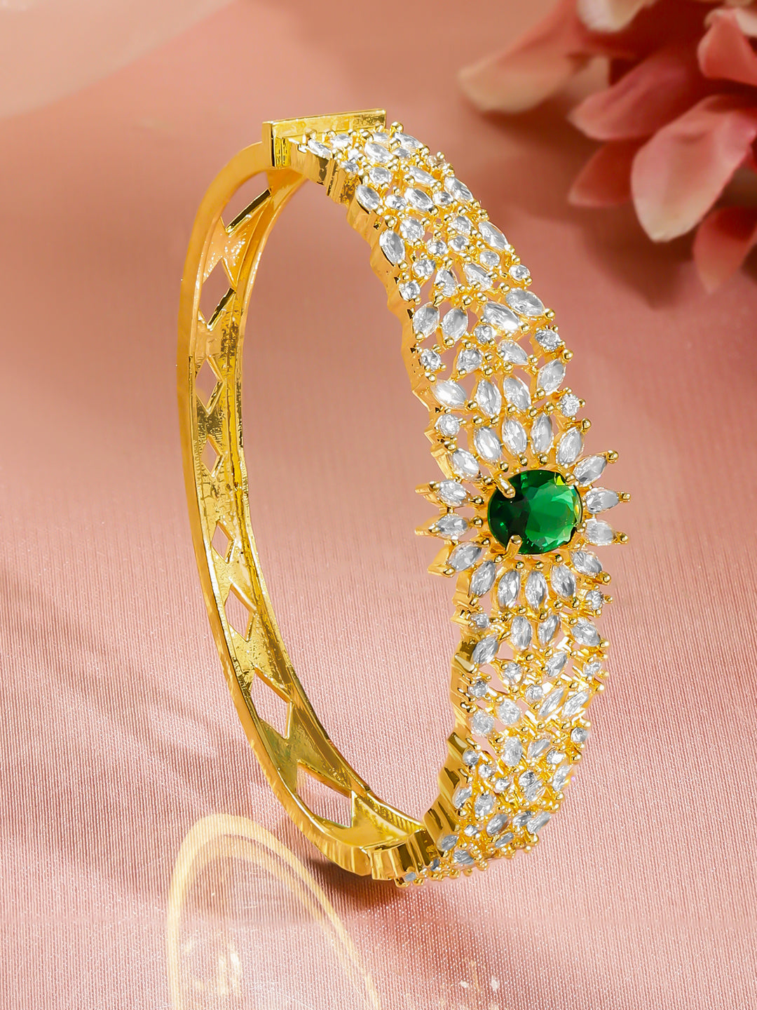 Occasion Glow CZ Emerald Bracelet