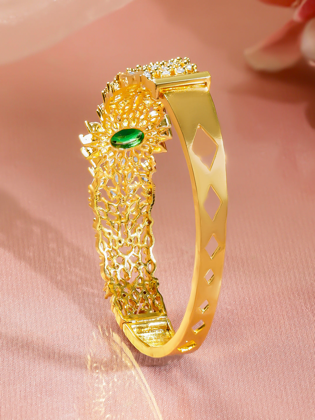 Occasion Glow CZ Emerald Bracelet