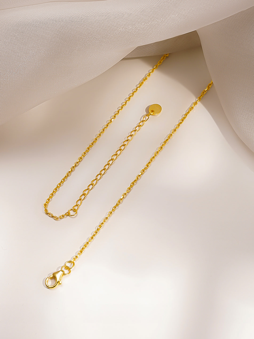 925 Fine Silver Emerald Drop Y-Shape Necklace