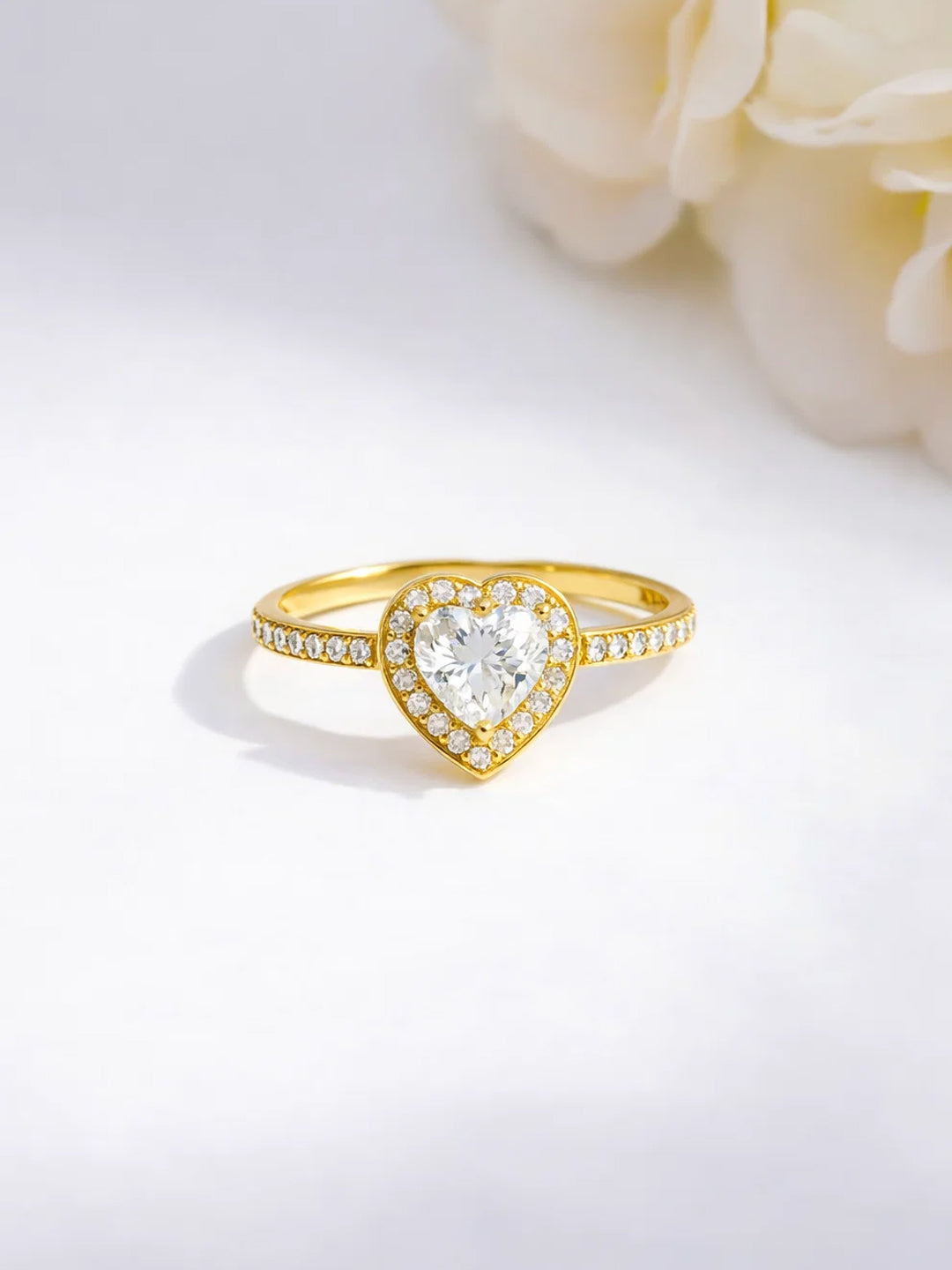 925 Fine  Silver Eternal Heart Ring