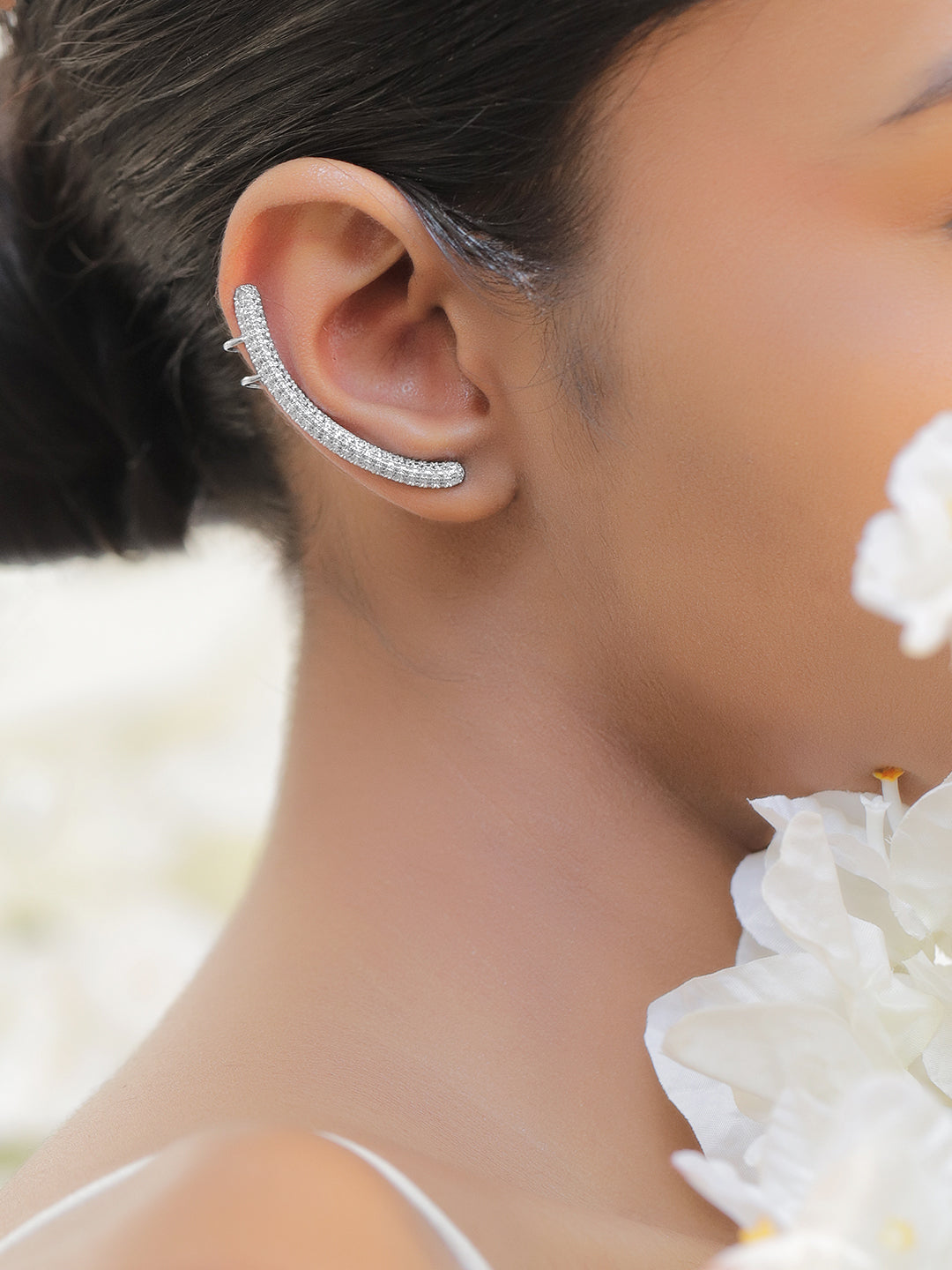 American Diamond Zirconia Earcuffs
