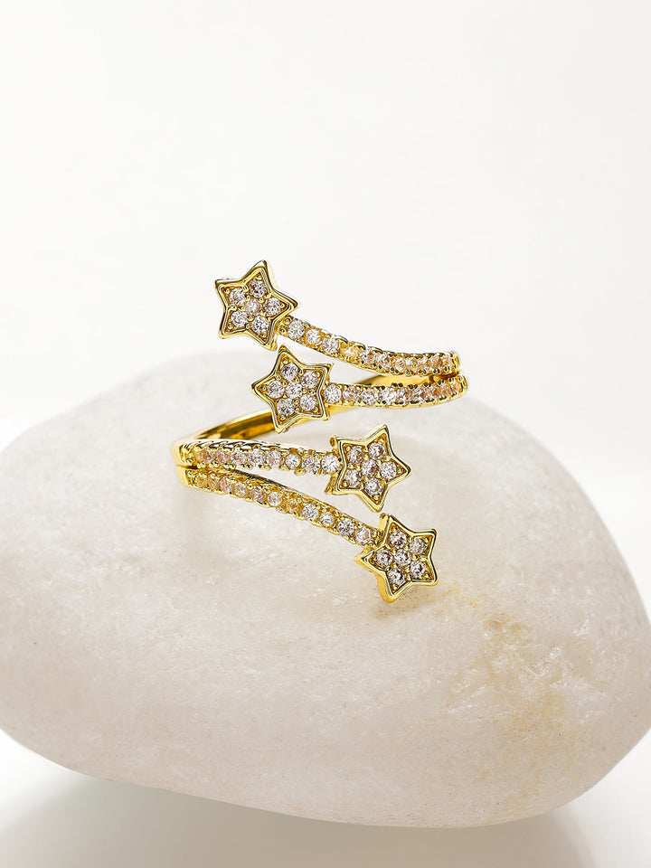 Starry Night American Diamond Zirconia Ring