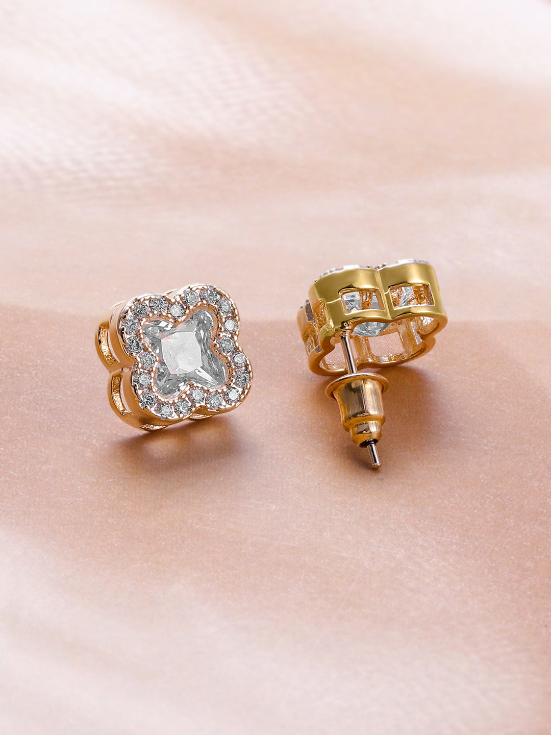 Petal Crystal-Shine Dreams Stud Earrings