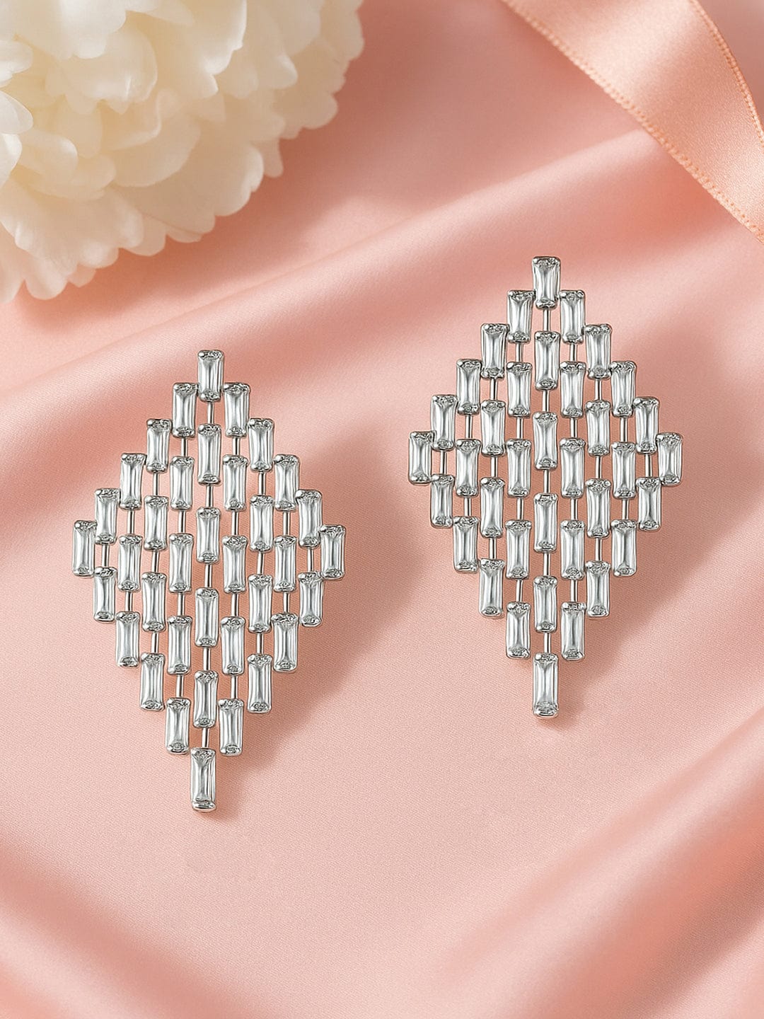 Starry Trail American Diamond Zirconia Danglers