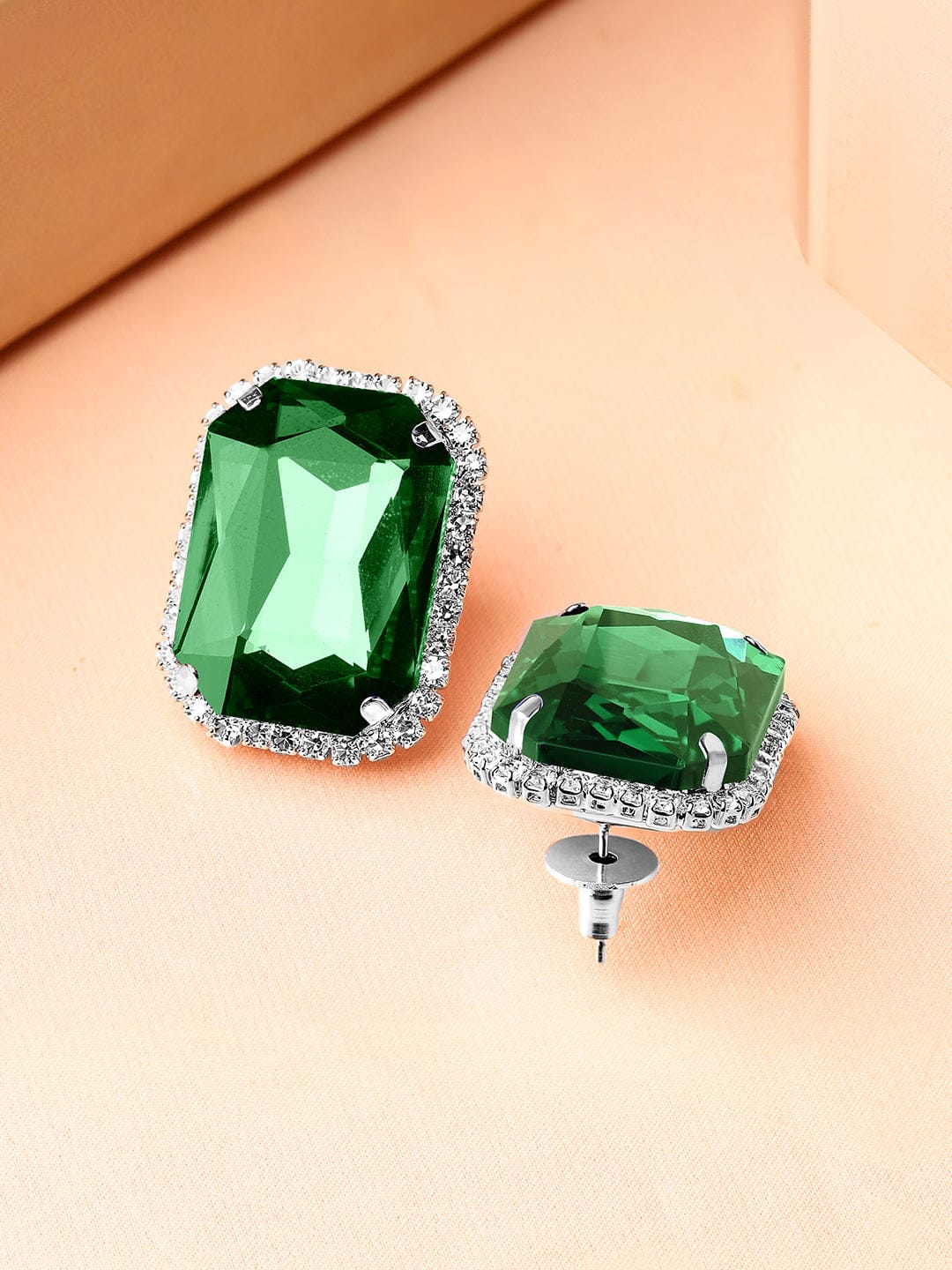 Emerald Stud Earrings
