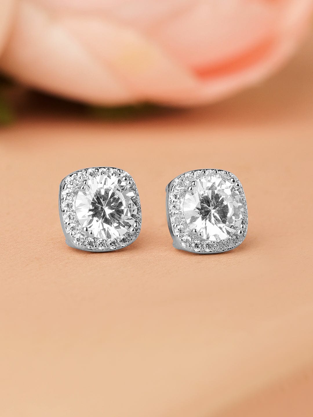 Timeless Sparkle Classic Stud Earrings