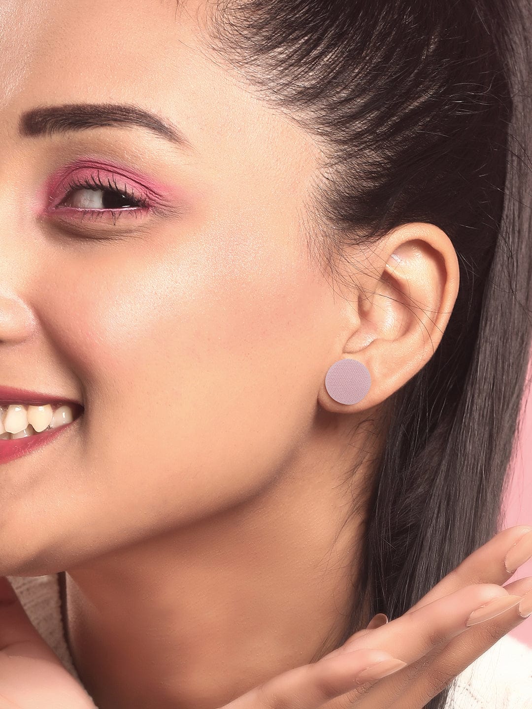 Rubans Set of 6, Multicolored adorable Pink & Blue Earrings