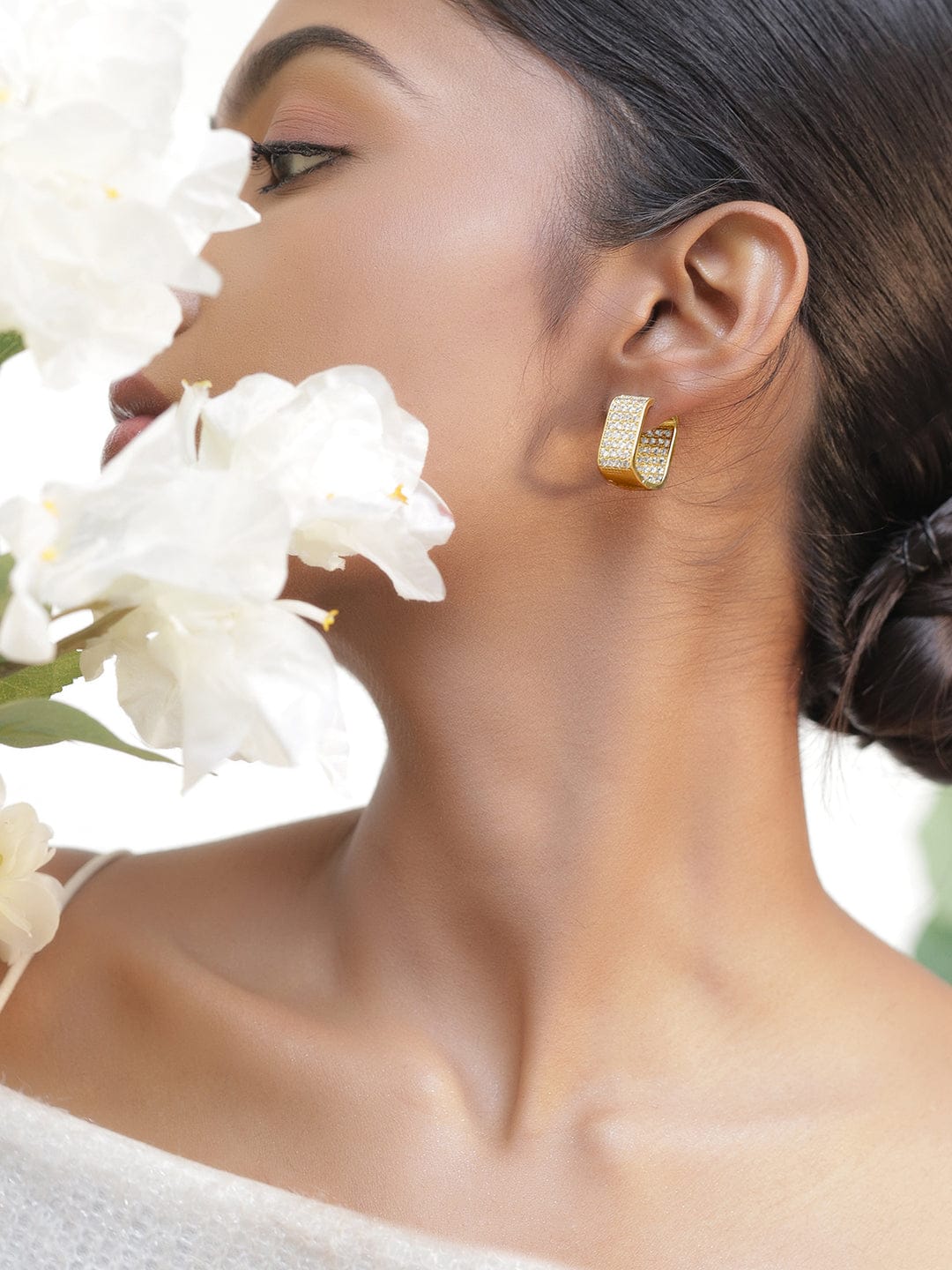 Captivating square Shaped Hoops