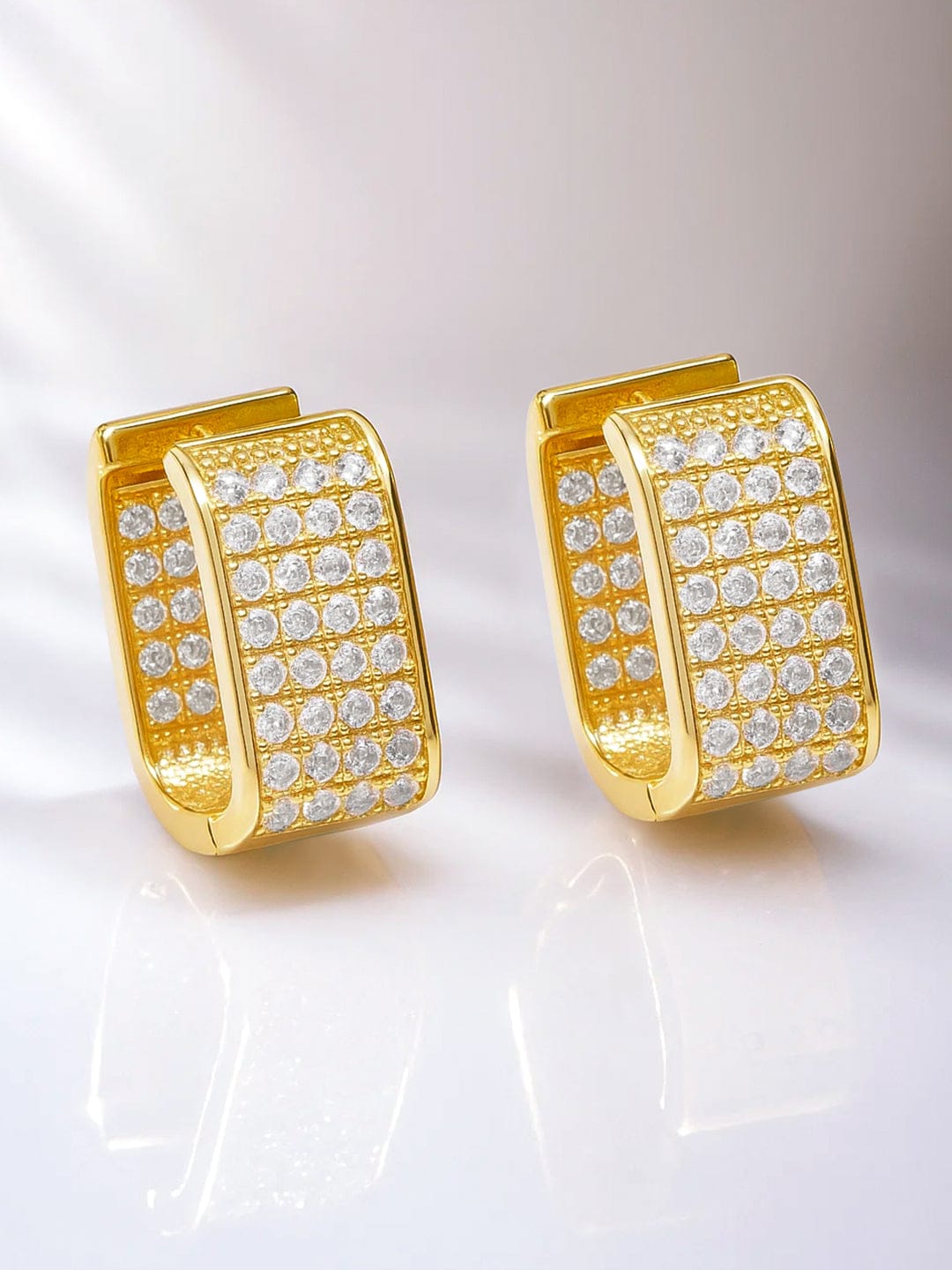 Captivating square Shaped Hoops