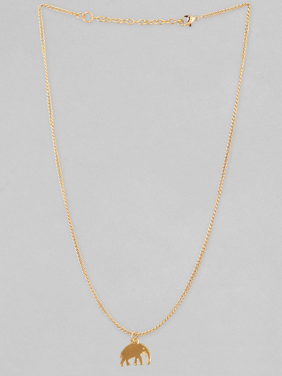 Rubans Voguish Gold-Toned Red Gold-Plated Handcrafted Necklace