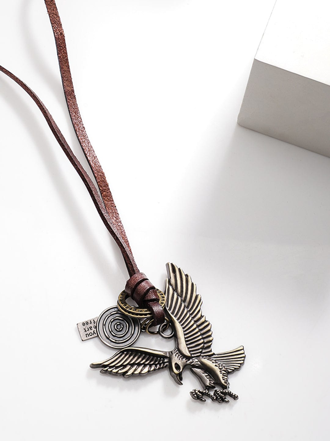 Rubans Voguish Men Eagle Motif Necklace