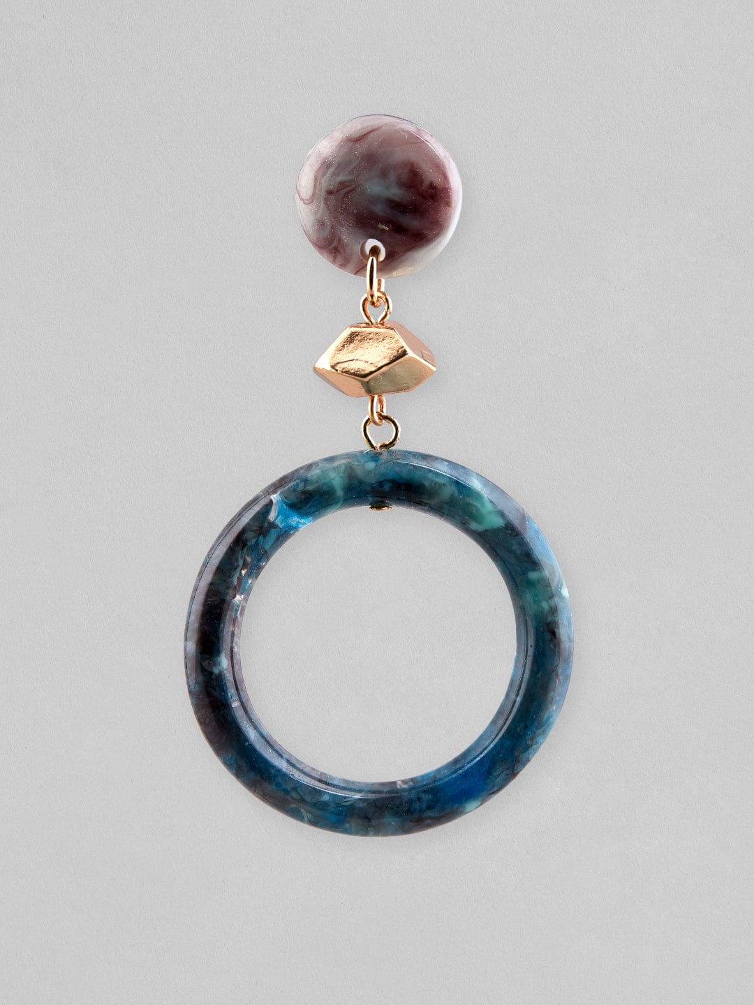 Rubans Voguish Western Drop Earrings With Enamel Beads Design