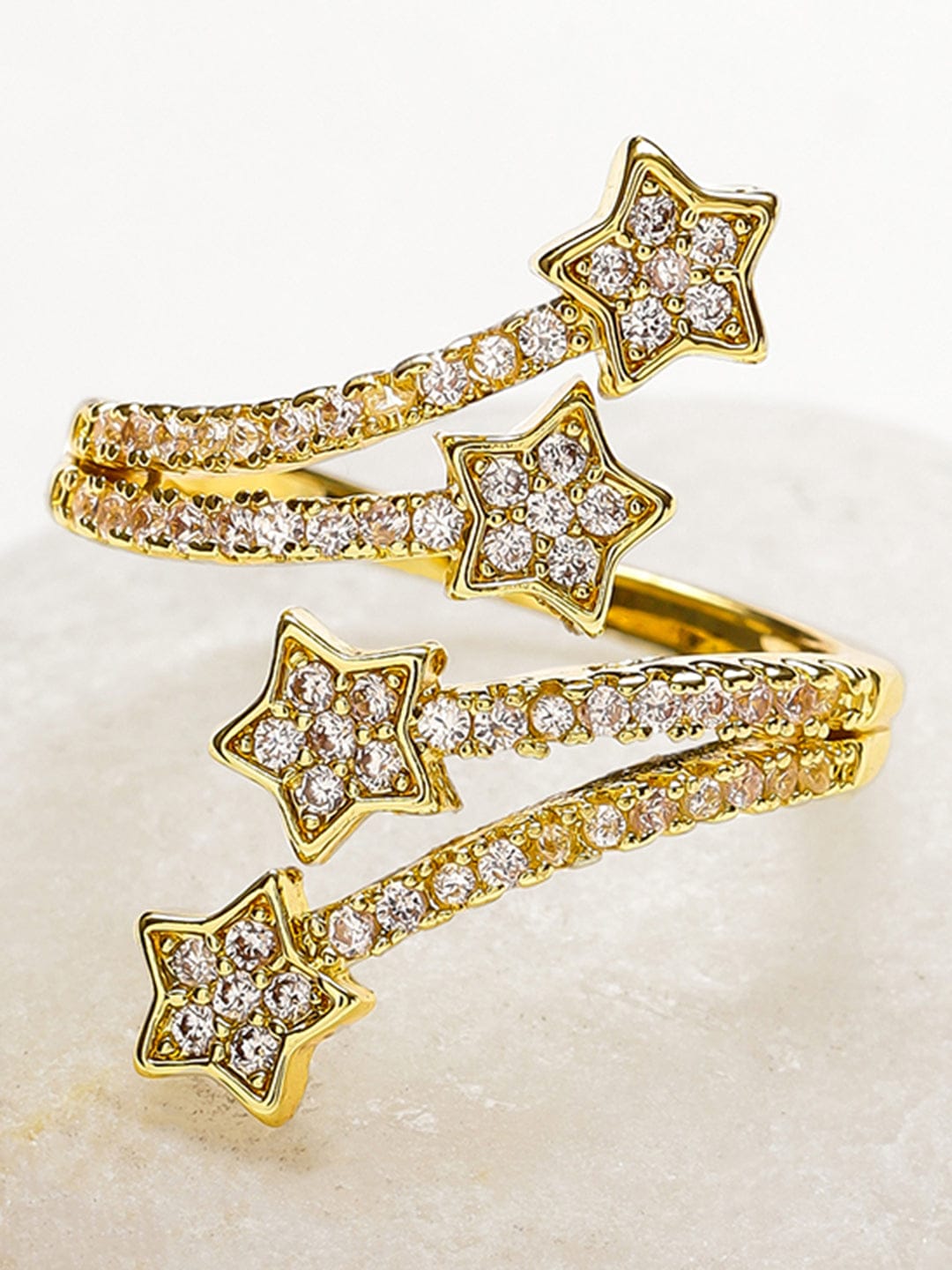 Starry Night American Diamond Zirconia Ring